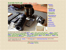 Tablet Screenshot of davidnovak.com